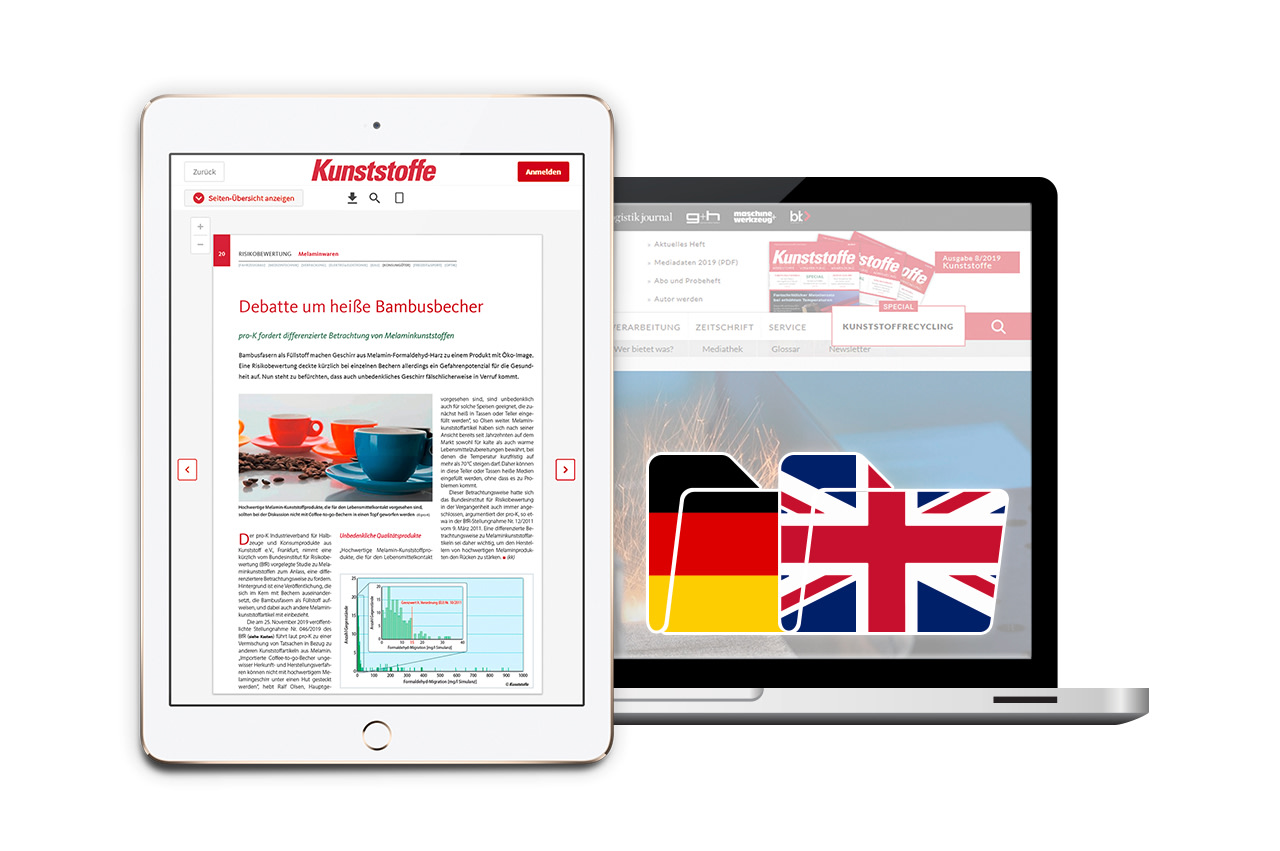 Kunststoffe Digital-Test-Abo Premium für Mitglieder von Plastics Europe Kunststoffe Digital-Test-Abo Premium für Mitglieder von Plastics Europe