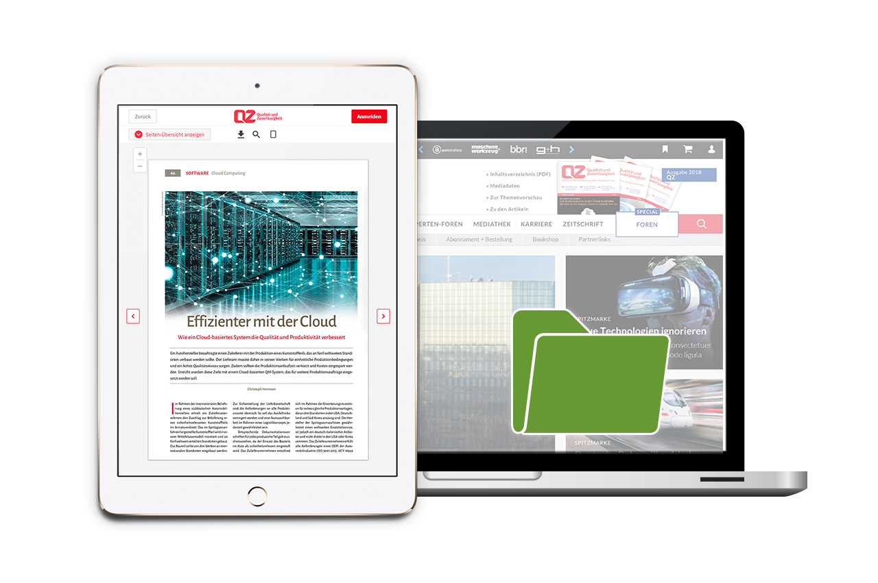 QZ Qualität und Zuverlässigkeit Digital-Jahres-Abo 