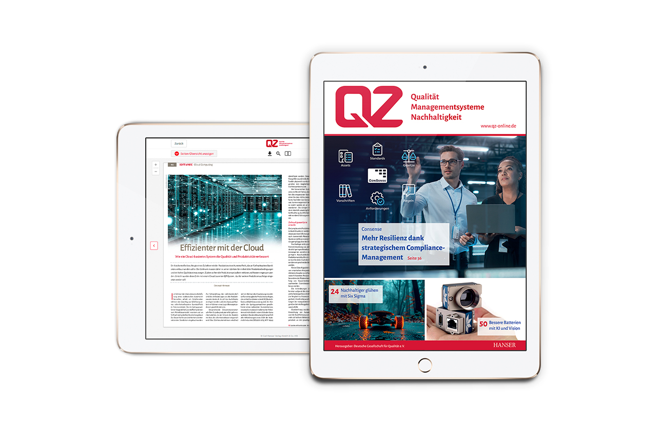 QZ Qualität und Zuverlässigkeit E-Paper Annual Subscription for SAQ members